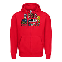 Red Tequila Zipper Hoodie - CowhideDigitalArt