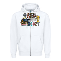White Tequila Zipper Hoodie - CowhideDigitalArt