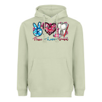 Matcha peace love dental Heavyweight Hoodie - AdoDesignShop