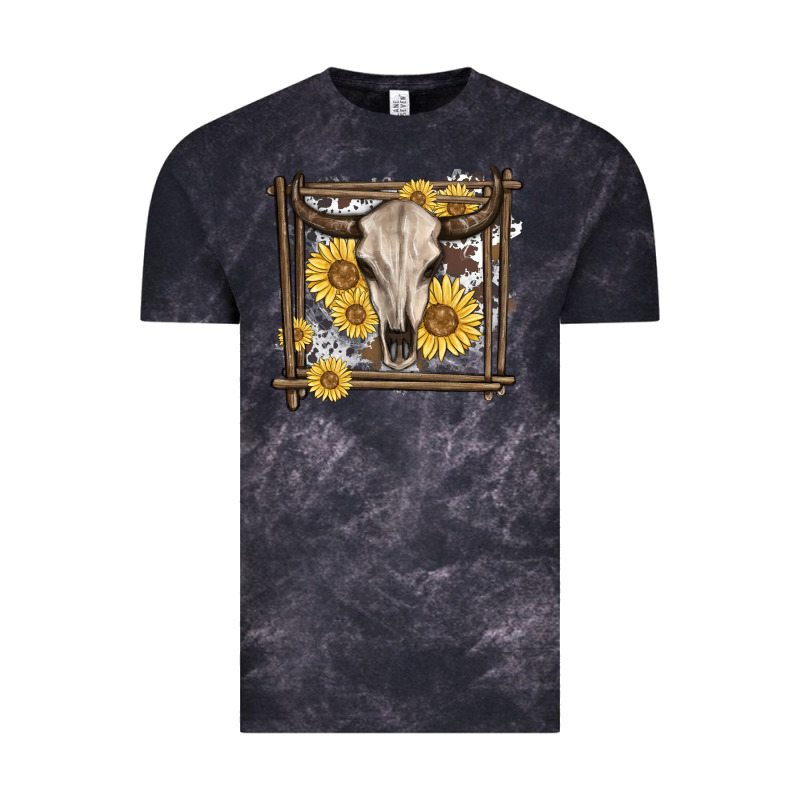Western Bull Skull Vintage Tee by MaliasSmallBusiness | Teevron