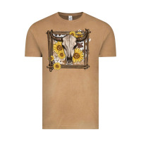 Vintage Camel western bull skull Vintage Tee - MaliasSmallBusiness