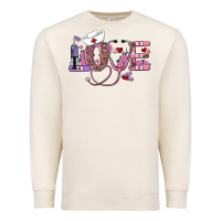 Sandshell valentine's day nurse love Premium Sweatshirt - AdoDesignShop