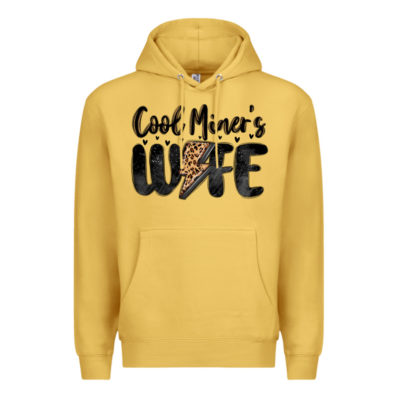 Cool Miner S Wife Premium Hoodie by MaliasSmallBusiness | Teevron