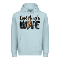 Blue Mist cool miner s wife Premium Hoodie - MaliasSmallBusiness