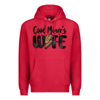 Cardinal cool miner s wife Premium Hoodie - MaliasSmallBusiness