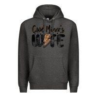 Charcoal Heather cool miner s wife Premium Hoodie - MaliasSmallBusiness