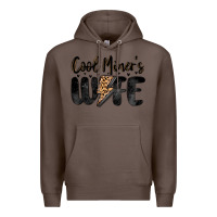 Coffee cool miner s wife Premium Hoodie - MaliasSmallBusiness