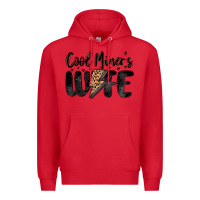 Red cool miner s wife Premium Hoodie - MaliasSmallBusiness