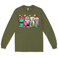 Army Green pharmacy coffee cups Long Sleeve Tee - Zillion Design Studio