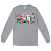 Heather Grey pharmacy coffee cups Long Sleeve Tee - Zillion Design Studio