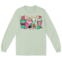 Matcha pharmacy coffee cups Long Sleeve Tee - Zillion Design Studio