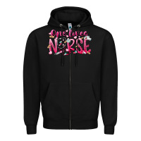 Black one loves nurse Zipper Hoodie - RacoonDesign