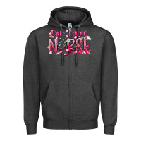 Charcoal Heather one loves nurse Zipper Hoodie - RacoonDesign