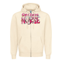 Sandshell one loves nurse Zipper Hoodie - RacoonDesign