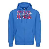 True Royal one loves nurse Zipper Hoodie - RacoonDesign
