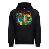 Black give thanks bro Urban Hoodie - MaliasSmallBusiness