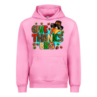 Fuchsia Pink give thanks bro Urban Hoodie - MaliasSmallBusiness
