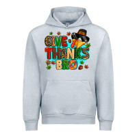 Heather Grey give thanks bro Urban Hoodie - MaliasSmallBusiness