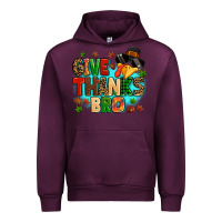 Mauve Wine give thanks bro Urban Hoodie - MaliasSmallBusiness