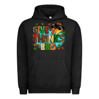 Pigment Black give thanks bro Urban Hoodie - MaliasSmallBusiness
