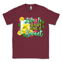 Burgundy life is Classic Tee - Zillion Design Studio
