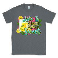 Charcoal Heather life is Classic Tee - Zillion Design Studio