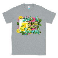 Heather Grey life is Classic Tee - Zillion Design Studio