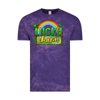 Cloud Purple lucky charm Vintage Tee - MaliasSmallBusiness