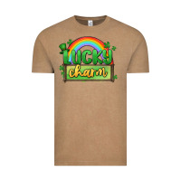 Vintage Coffee lucky charm Vintage Tee - MaliasSmallBusiness