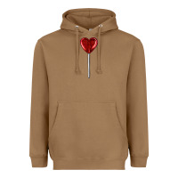 Toasted Coconut heart candy Heavyweight Hoodie - AdoDesignShop