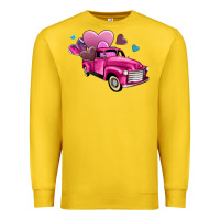 Lemon truck with hearts Premium Sweatshirt - AdoDesignShop