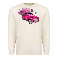 Sandshell truck with hearts Premium Sweatshirt - AdoDesignShop