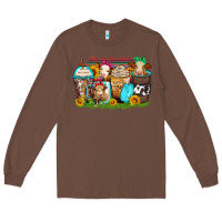 Chestnut heifers coffee cups Long Sleeve Tee - Zillion Design Studio