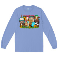 Colony Blue heifers coffee cups Long Sleeve Tee - Zillion Design Studio