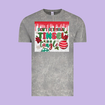 Vintage Tee don't get your tinsel in a tangle