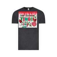Vintage Black don't get your tinsel in a tangle Vintage Tee - MaliasSmallBusiness