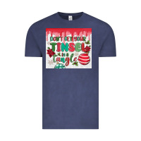 Vintage Denim don't get your tinsel in a tangle Vintage Tee - MaliasSmallBusiness