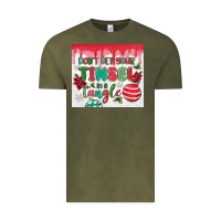 Vintage Olive don't get your tinsel in a tangle Vintage Tee - MaliasSmallBusiness