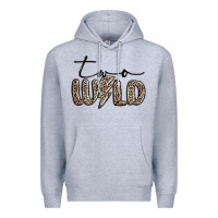Heather Grey two wild Premium Hoodie - MaliasSmallBusiness
