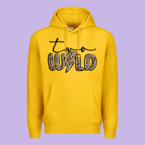 Two Wild Premium Hoodie Designed By Maliassmallbusiness
