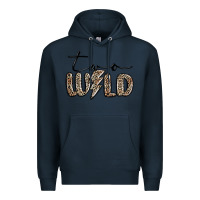 Navy two wild Premium Hoodie - MaliasSmallBusiness