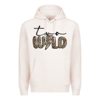 Pale Pink two wild Premium Hoodie - MaliasSmallBusiness