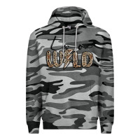Slate Camo two wild Premium Hoodie - MaliasSmallBusiness