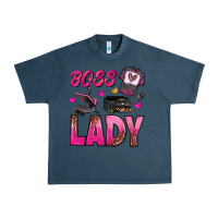 Midnight Navy boss lady Urban Heavy Tee - texasbilliewilder