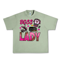 Oil Green boss lady Urban Heavy Tee - texasbilliewilder
