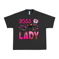 Pigment Black boss lady Urban Heavy Tee - texasbilliewilder