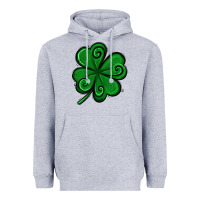 Heather Grey St. Patrick's Day Shamrock Heavyweight Hoodie - Jasminsmagicworld