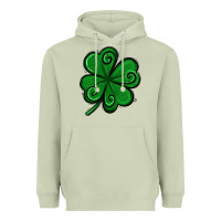 Matcha St. Patrick's Day Shamrock Heavyweight Hoodie - Jasminsmagicworld