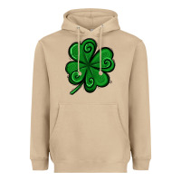 Mushroom St. Patrick's Day Shamrock Heavyweight Hoodie - Jasminsmagicworld