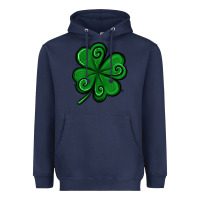 Navy St. Patrick's Day Shamrock Heavyweight Hoodie - Jasminsmagicworld